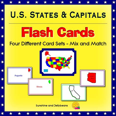 States Capitals Pocket Flash Cards Learning Post Amp 50 States And Capitals Flash Cards - 50 States And Capitals Flash Cards