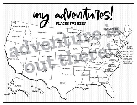 States Ive Been To Map