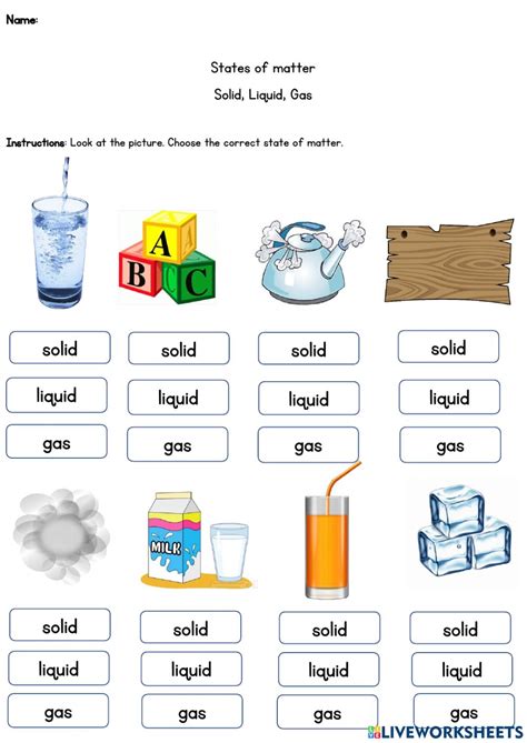 States Of Matter Interactive Worksheet For 4 7 Worksheet States Of Matter - Worksheet States Of Matter