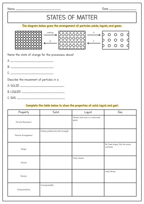 States Of Matter Middle School Worksheet   States Of Matter Activities Twinkl Homework Help Twinkl - States Of Matter Middle School Worksheet