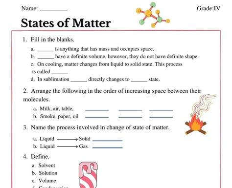 States Of Matter Worksheets Questions And Revision Mme Matter Worksheet Answers - Matter Worksheet Answers