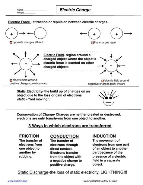 Static Electricity Charging By Friction Worksheet Answers Charging By Friction Worksheet Answers - Charging By Friction Worksheet Answers