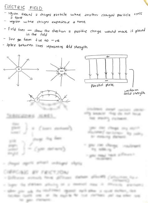 Static Electricity Igcse Notes