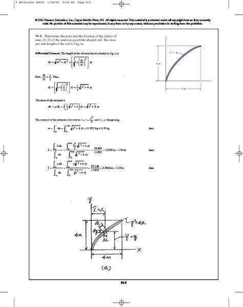 Download Statics Solutions Manual Chapter 9 