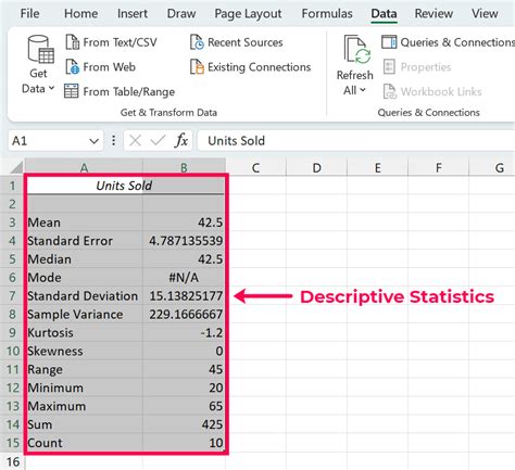 Statistical Analysis Using Microsoft Excel Spreadsheets