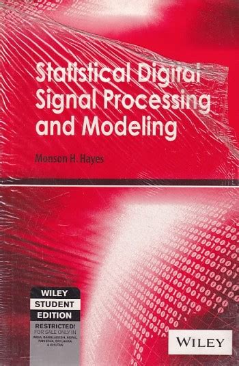 Statistical Digital Signal Processing And Modeling