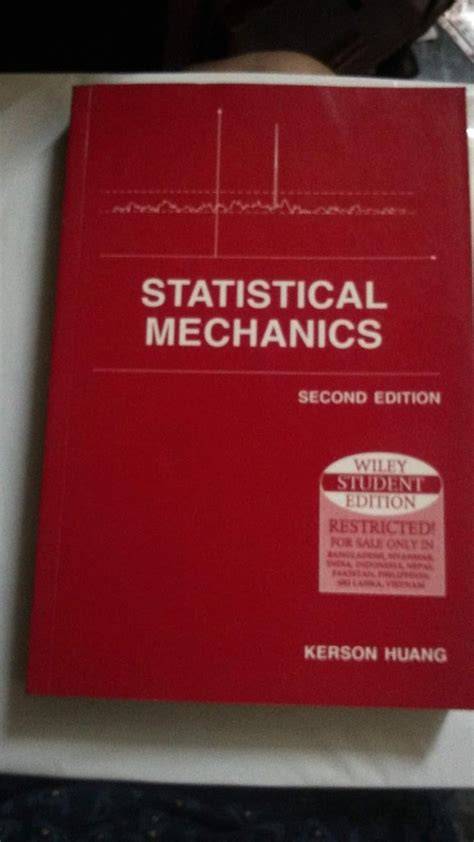 statistical mechanics 2e