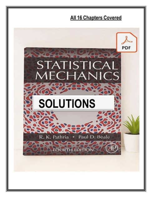 Statistical Mechanics Pathria Solutions Manual Pdf