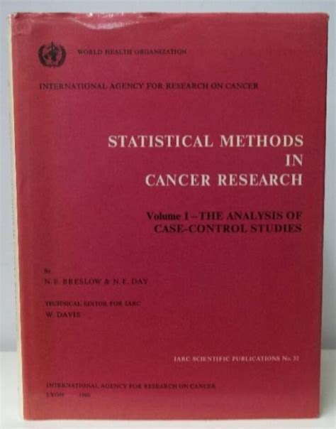 statistical methods in cancer research volume 1 the analysis of case control studies