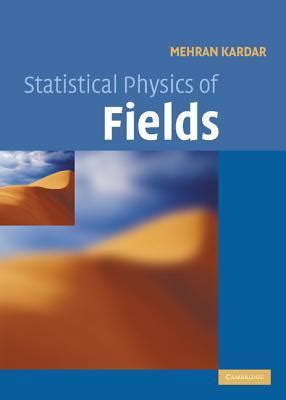 Statistical Physics Of Fields Kardar