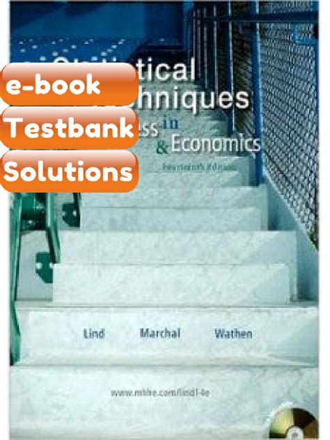 Statistical Techniques Lind 14th Edition Solution