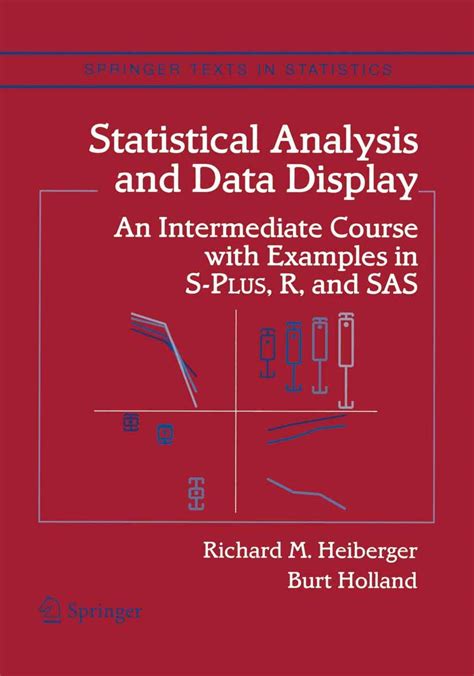 Download Statistical Analysis And Data Display An Intermediate Course With Examples In S Plus R And Sas Springer Texts In Statistics 