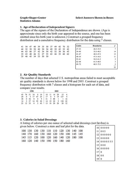 Download Statistical Problems And Answers 