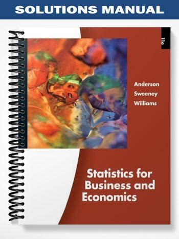 Statistics 11th Edition Anderson Solution Manual