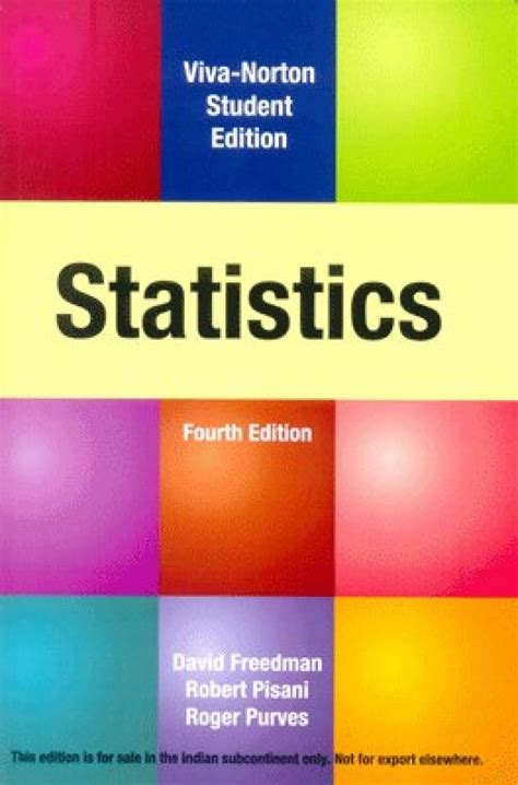 Statistics 4th Edition David Freedman 9780393929720