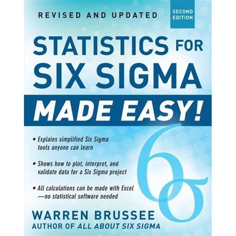 Statistics For Six Sigma Made Easy Revised And Expanded Second Edition
