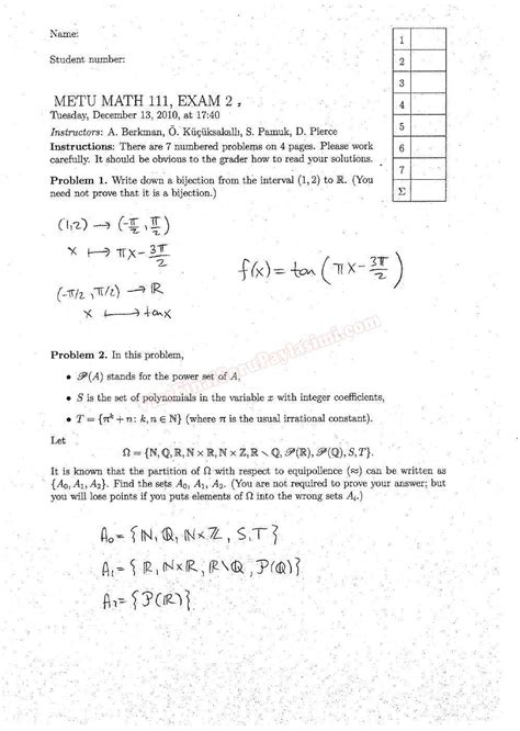 Statistics Midterm Exam Answers