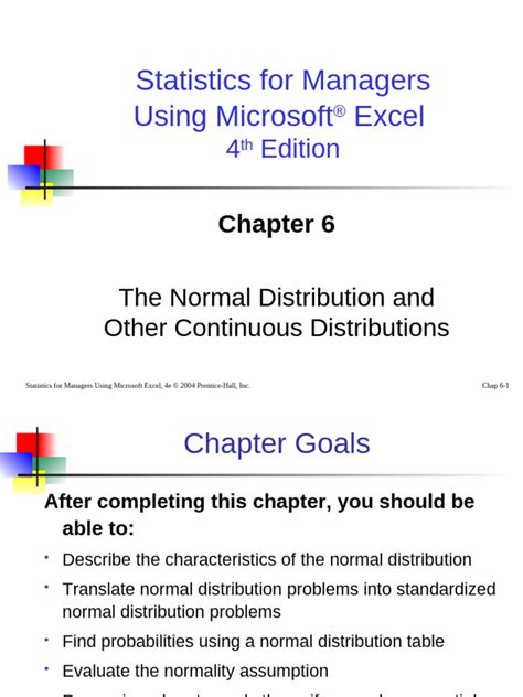 Statistics With Microsoft Excel 4th Edition