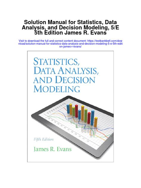 Download Statistics Data Analysis And Decision Modeling Pdf 