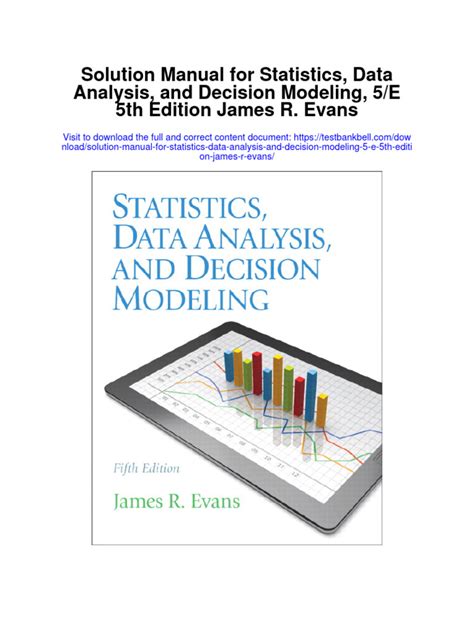 Read Statistics Data Analysis And Decision Modeling Pdf 