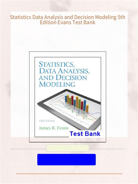 Download Statistics Data Analysis Decision Modeling 5Th Edition 