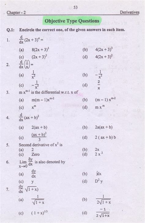 Download Statistics Mba Objective Type Question With Answers 