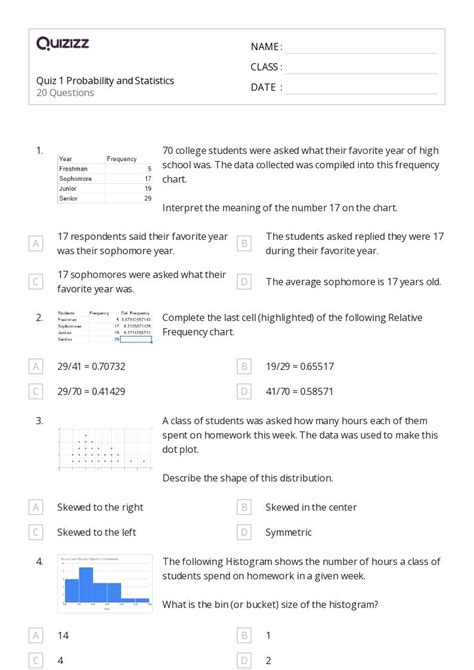 Read Online Statistics Quiz A Chapter 12 