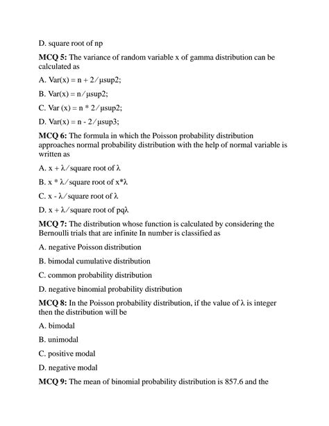 Full Download Statistics Test Multiple Choice Answers Nrcgas 