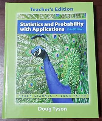 Read Online Statistics Through Applications Teachers Edition 