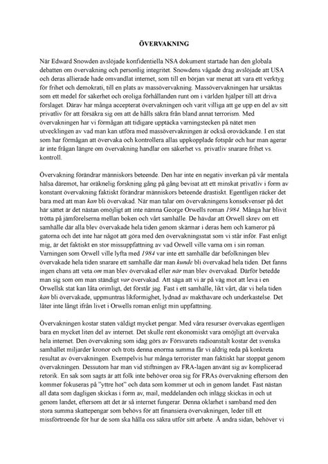 statlig övervakning