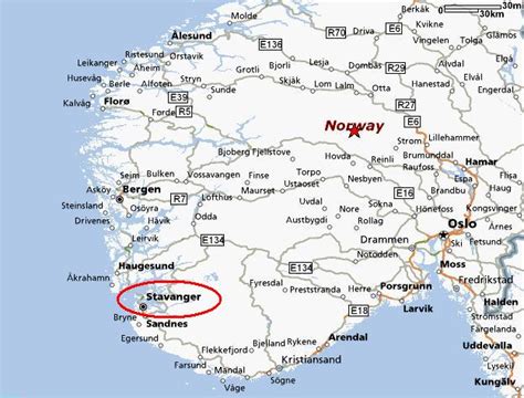 Stavanger Norway Map