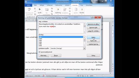 stavningskontroll word