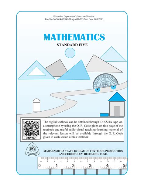 Std 5 Maths Textbook Pdf