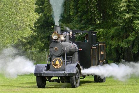 steam powered locomotive