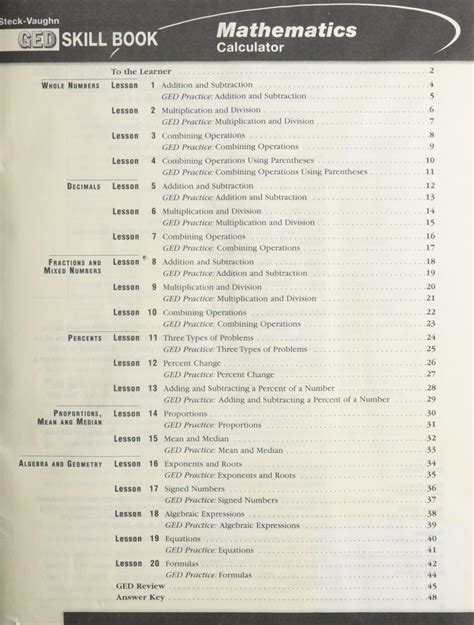 Full Download Steck Vaughn Math Answer Key 