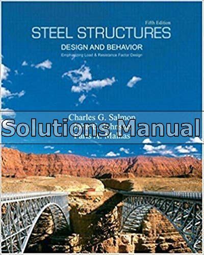 Steel Structures Solution Manual Salmon