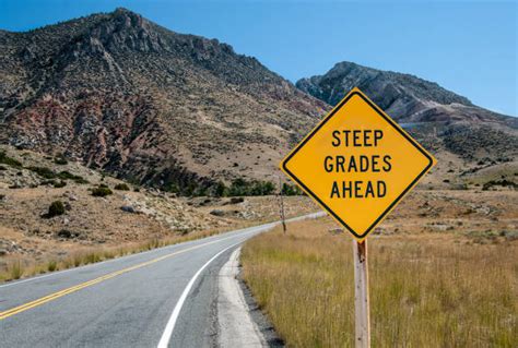 Steep Grade Sign Royalty Free Images Shutterstock Grade Sign - Grade Sign