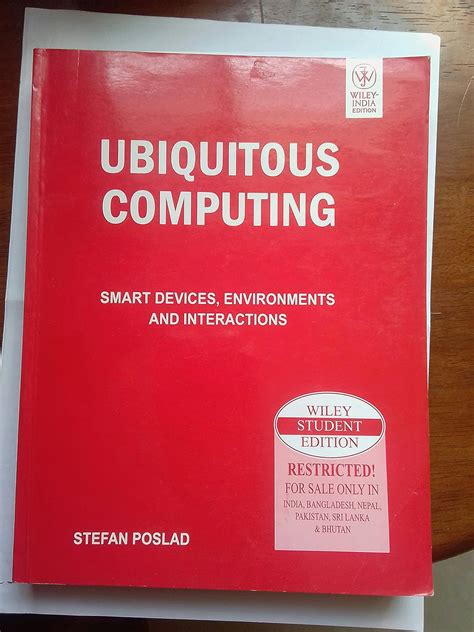 Stefan Poslad Ubiquitous Computing Smart Devices Environments And Interactions Wiley Publication