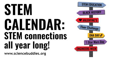 Stem Calendar For Educators Month By Month Stem Science Week Activities - Science Week Activities