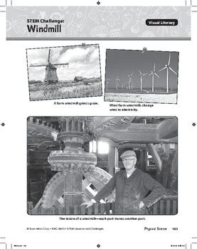 Stem Challenge Windmill Physical Science Concept Energy Conversion Windmill Worksheet 3rd Grade Stem - Windmill Worksheet 3rd Grade Stem