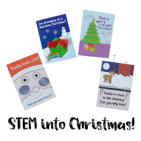 Stem Into Christmas Letterbox Lab Science Christmas Card - Science Christmas Card