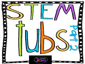 Stem Tubs By Sunny Jae Tpt Science Tubs - Science Tubs
