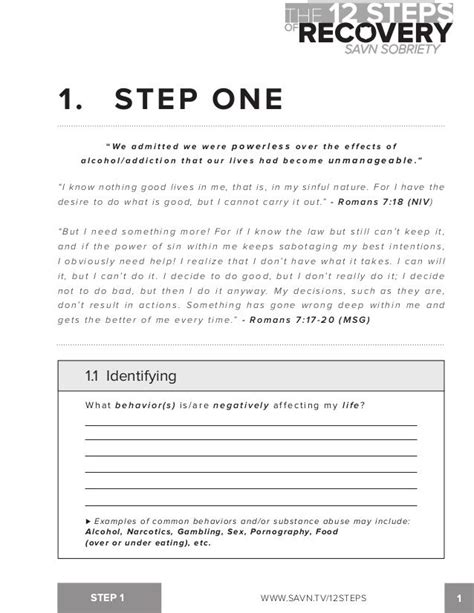  Step 1 Worksheet - Step 1 Worksheet