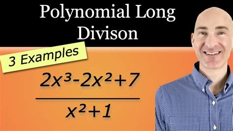Step By Step Polynomial Long Division