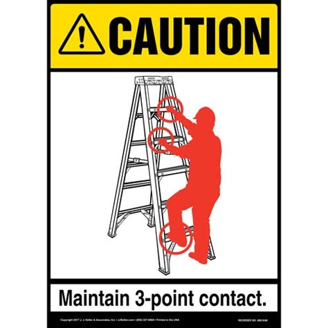 step ladder sign
