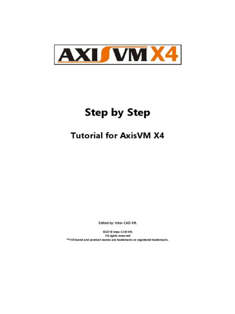 Download Step By Step Axisvm 