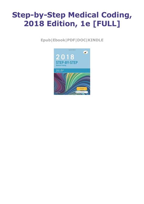Full Download Step By Step Medical Coding 2018 Edition 1E 