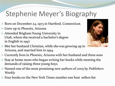 stephenie meyer biography oprah