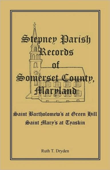Read Stepney Parish Records Of Somerset County Maryland 