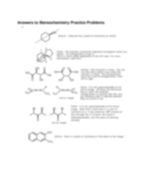 Download Stereochemistry Problems And Solutions 